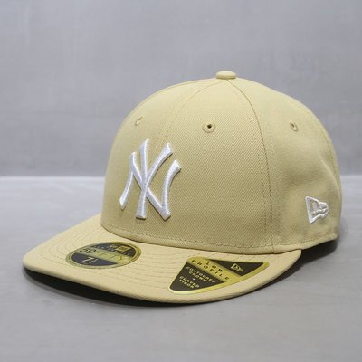 【Japan潮牌館】New Era59FIFTY全封閉不可調節平檐帽MLB帽NY洋基隊大標卡其色