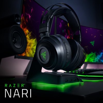 雷蛇Razer Nari Essential 影鮫標準版 電競無線耳機麥克風