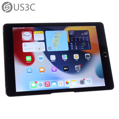 【US3C-台南店】【一元起標】台灣公司貨 Apple iPad Air 2 64G WiFi+LTE 9.7吋 太空灰 Touch ID A8X晶片 二手平板