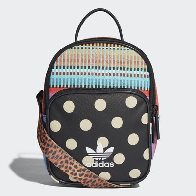 南 現 Adidas Mini Backpack Bag 點點 後背包 CE5646 愛迪達 豹紋 彩色 彩虹