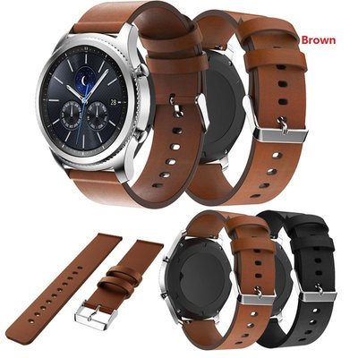 適用於Samsung Gear S3 Frontier / S3 Classic皮革手錶帶手鍊錶帶22mm