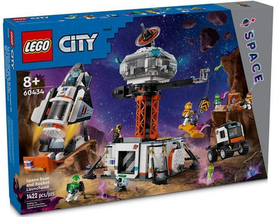 【樂GO】樂高 LEGO 60434 太空基地和火箭發射台 太空人 太空 城市 CITY 積木 玩具 禮物 樂高正版全新