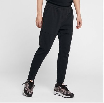 【熱賣精選】Nike Tech Fleece 棉質 運動 長褲 窄管 黑色 AR1551010