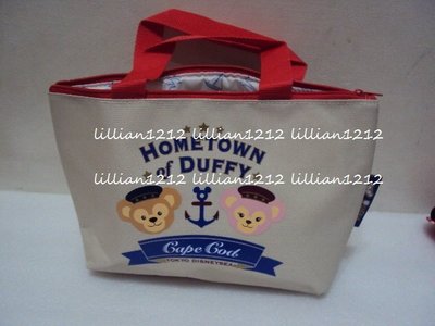 日本東京迪士尼disney限定 Duffy&ShellieMay 水手便當袋手提袋