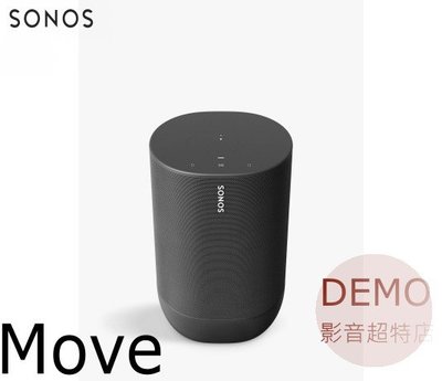 ㊑DEMO影音超特店㍿ SONOS Move 可攜式WiFi藍芽無線智慧音響 喇叭 (1支)