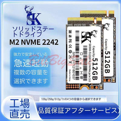 (M.2 2242 NVMe SSD) 5年保固 PCIe Gen3x4 1TB 512G 256G 固態硬碟 全新