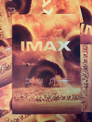 【出】沙丘2IMAX海報 港版現貨一套為  三張海報加文件夾（圖2所有）IMAX海報一張+