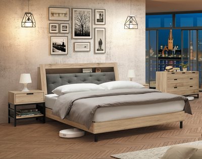 臥室典雅床架 歐式簡約 雙人床架（1） 屏東市 廣新家具行