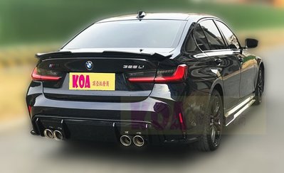 新品 全新 BMW 3系 G20 改裝 新 M3 樣式 後保桿 後大包 含 配件 總成 空力套件