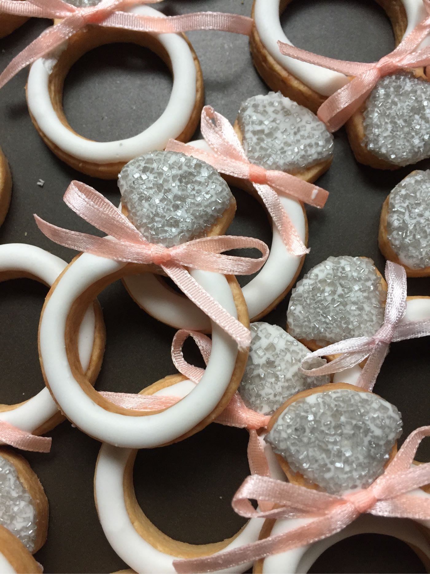 糖霜餅乾~婚禮餅乾 二次進場 收涎 生日 禮物 客製 鑽戒 戒指 | Yahoo奇摩拍賣