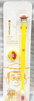 牛牛ㄉ媽*韓國進口正版商品玩具總動員 胡迪牙刷 Toy Story 胡迪牙刷附磁力盤 軟毛 公仔款