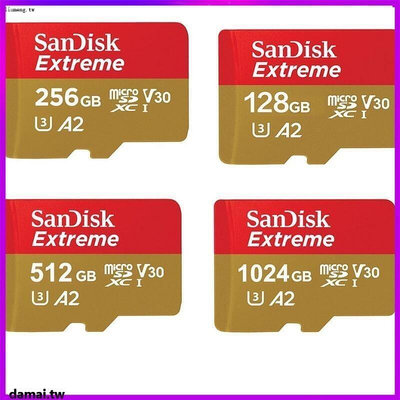 記憶卡 SanDisk Extreme 1TB MicroSD 256G A2 U3 高速記憶卡B9