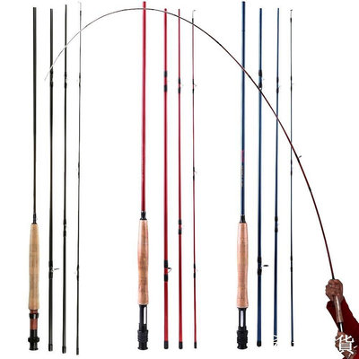 熱賣 希希百貨Sougayilang漁具 飛蠅竿 高性能4節快動作IM8碳纖維飛魚竿，用於淡水釣魚飛蠅釣新品 促銷