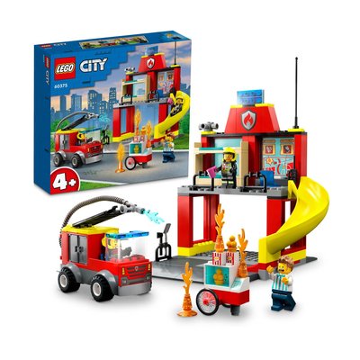 現貨 樂高 LEGO  City  城市系列 60375  消防局和消防車 全新未拆 公司貨
