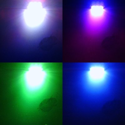 LED七彩變色模組-防水模塊-霧面透鏡款-造景-舞台燈-12V