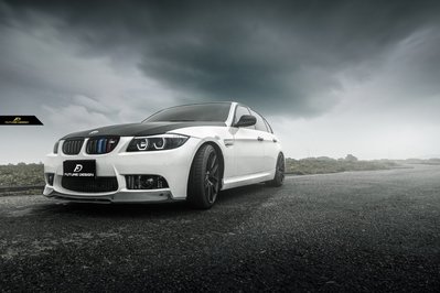 【政銓企業有限公司】BMW E90 E92 改台製 M3 前保 專用 FD 兩件式 卡夢 前下巴 現貨 免費安裝