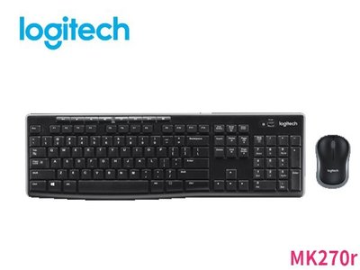 「阿秒市集」限量 Logitech 羅技 MK270r 無線鍵盤滑鼠組