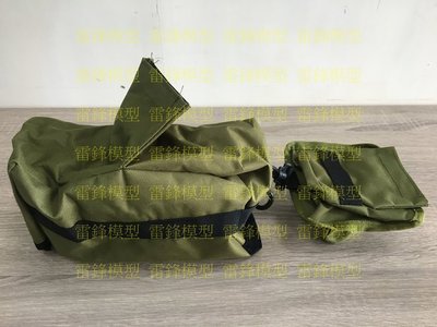 [雷鋒玩具模型]-戶外戰術沙包CS射擊支撐包臥倒地槍袋狩獵托腮墊夾野戰裝備支架包(墨綠色)