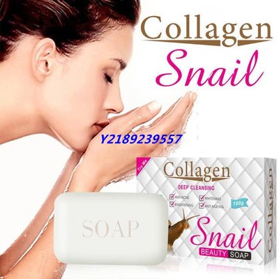 新店下殺折扣 Snail Essence Soap Collagen Eliminates wrinkles Remove Acne