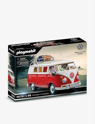 【德國玩具】摩比人 Volkswagen T1 露營車玩具套裝 公路旅行 playmobil( LEGO 最大競爭對手)