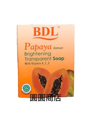【圓圓商店】印尼??BDL木瓜香皂 90g