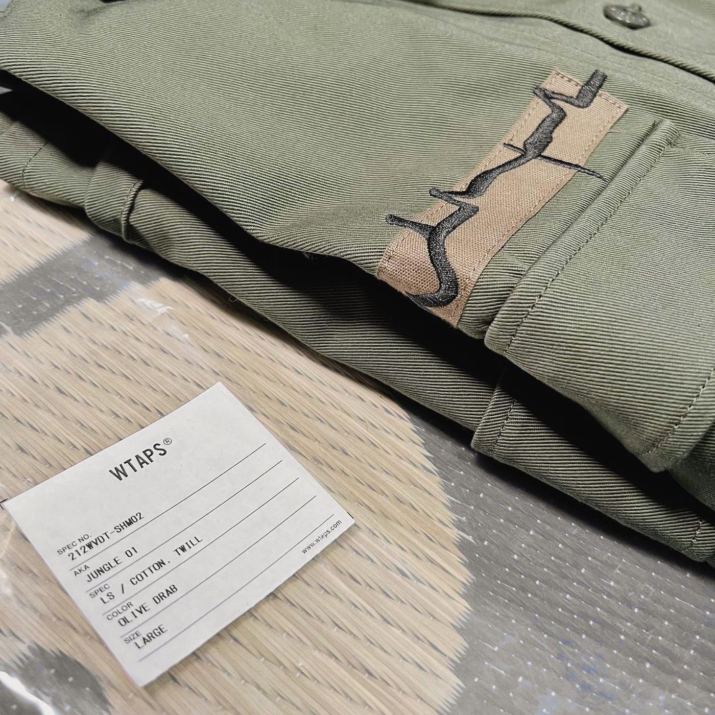 【希望商店】 WTAPS JUNGLE 01 LS COTTON TWILL 21AW 厚磅 