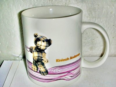 L.(企業寶寶玩偶娃娃)少見萊爾富限量發行Kinlooh Anderson金安德森熊造型馬克杯值得擁有!