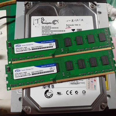 美顏色@@生活電腦 十銓Team 4GB DDR3 1600 RAM 雙面顆粒 PC桌上型電腦記憶體 任五件免運