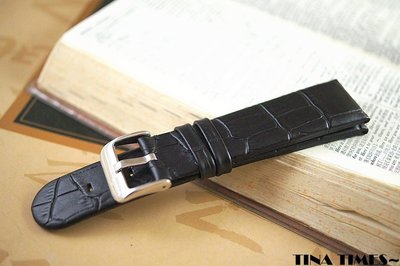 TINA TIMES~GISELLE專業配件 俐落簡約素面厚款錶帶 22mm