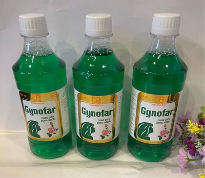 ｛現貨台灣｝越南Gynofar/nuoc rua ve sinh phu khoa女性抗菌止癢去異味護理洗液。500mI*1瓶（大瓶）。
