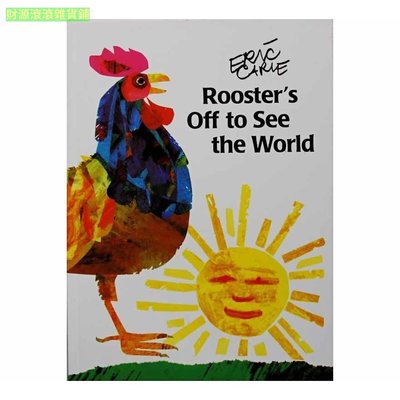 英文版 大公雞Rooster's Off to See the World 少幼兒童英語啟蒙圖書故事書  財源滾滾雜貨鋪