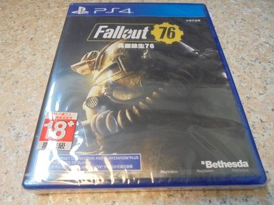 PS4 異塵餘生76 Fallout 76 中文板 全新未拆 直購價500元 桃園《蝦米小鋪》