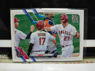 2021 topps series 2 天使隊 mike trout 與 ohtani 大谷翔平