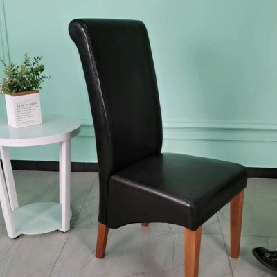 沙發套 椅套 加大高靠背餐桌椅子套罩彈力萬能通用2023保護簡約皮板凳木座椅罩