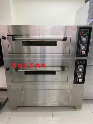 【民權食品機械】二手兩層四盤LED烤箱/烘焙/層爐