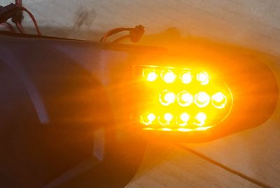 BWS125方向燈 附外殼 大B隱藏式後LED方向燈 隱藏式方向燈 蜂巢式方向燈 定位燈bws