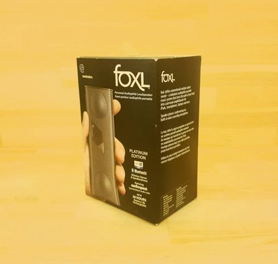 soundmatters foxL v2 Platinum 可攜式藍牙立體音響+旅行盒*只要4200元*(D0958)