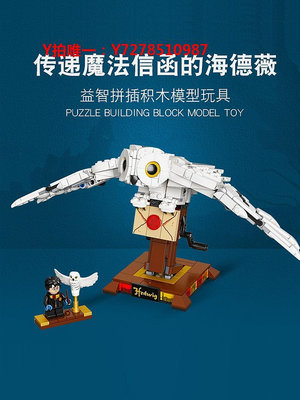 樂高樂高LEGO哈利波特系列75979海德薇76394鳳凰福克斯積木玩具禮物