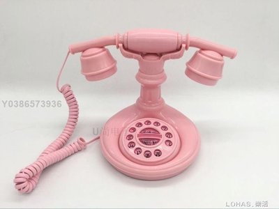 【現貨精選】個性時尚創意主題酒店可愛復古電話機卡通家用固定電話座機21296