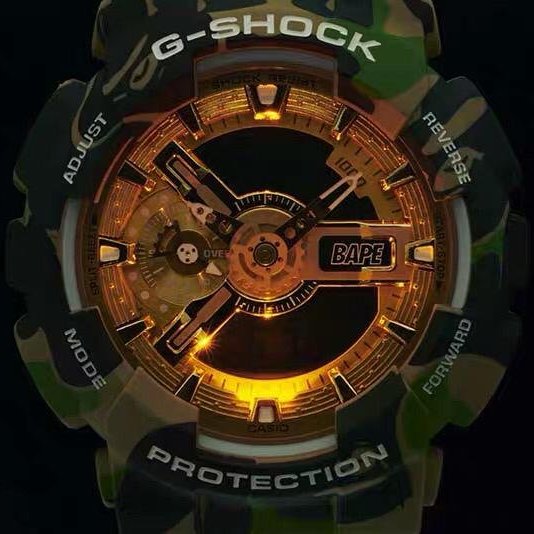 卡西歐BAPE 25週年聯名BATHING APE X G-SHOCK GA-110迷彩限量| Yahoo