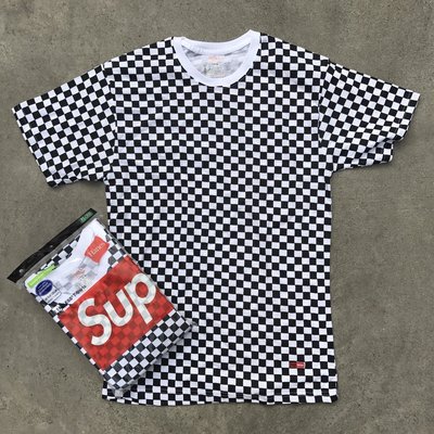 supreme checkered t shirt