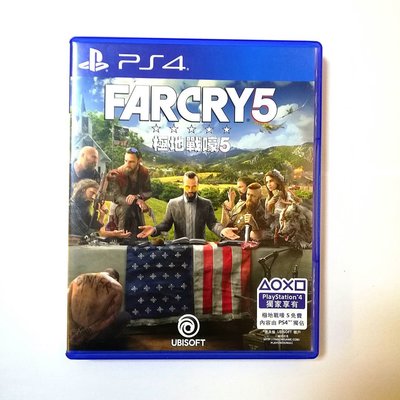 【爆款】PS4正版中古游戲 孤島驚魂5 極地戰嚎5 Far Cry 5 中文 遠哭 光盤