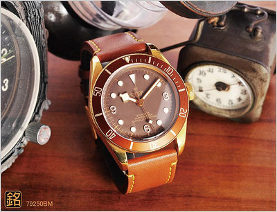 大銘腕錶 二手極新品 TUDOR 帝舵  停產青銅錶79250BM 43MM TD144020