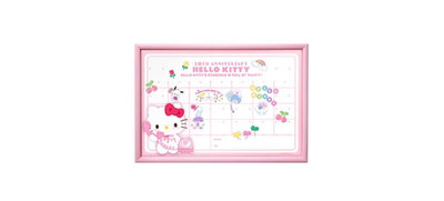 Hello kitty 50周年百變風格-Kitty磁鐵板 粉紅色(限郵寄)