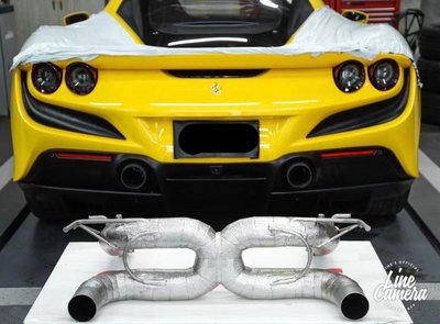 全新品 Ferrari F8 法拉利排氣系統 Novitec Exhaust 尾段直通無閥門 附Novitec原廠消燈器