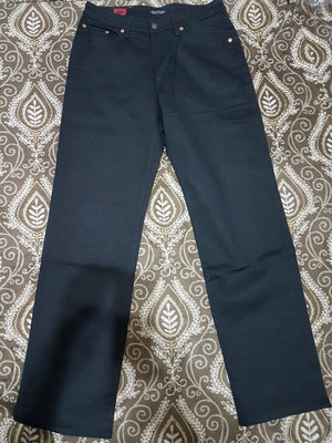 (D) edwin f503 牛仔長褲 (有彈性) 黑色  W33