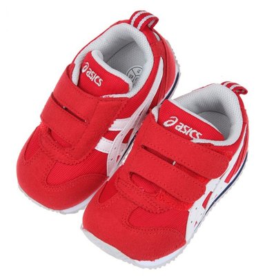 童鞋(13~15.5公分)asics亞瑟士IDAHO_JP版紅色寶寶機能學步鞋J1N600A