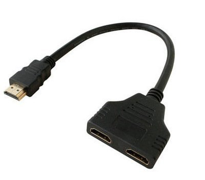 HDMI扁線一分二 HDMI 1分2高清線 HDMI分頻器 A5.0308