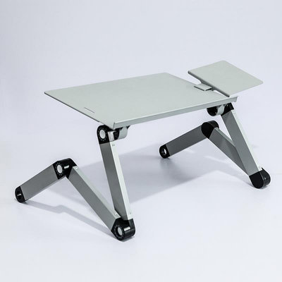 手機支架 平板支架 T8鋁合金筆記本電腦支架 折疊升降支架 增高支架床上桌站立小桌子