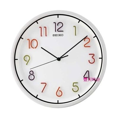 豐天時計【SEIKO】日本 精工 SEIKO 掛鐘 白底立體刻度 QXA447H QXA447